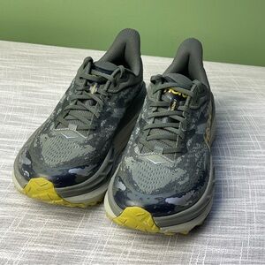 Hoka Stinson 7 Hiking Shoes Olive Green Mens Size 10 New Without Box